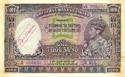Image Rupees One Thousand