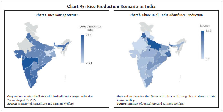 Chart 35: Rice Production Scenario in India