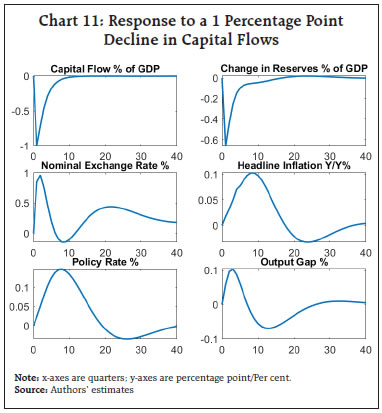 Chart 11: Response to a 1 Percentage Point Decline in Capital Flows