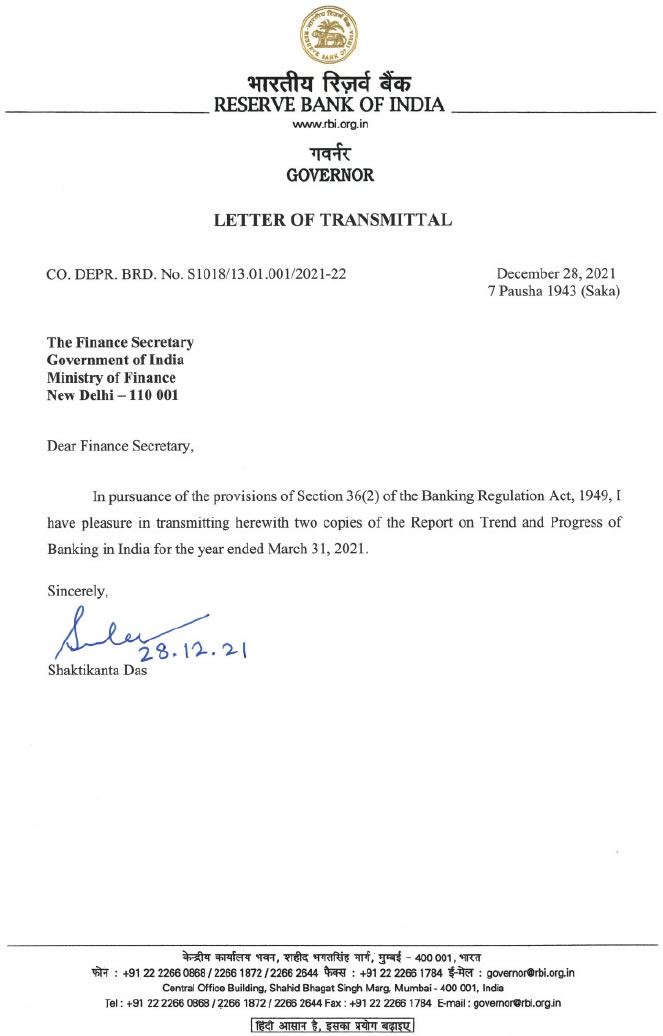 LETTER OF TRANSMITTAL