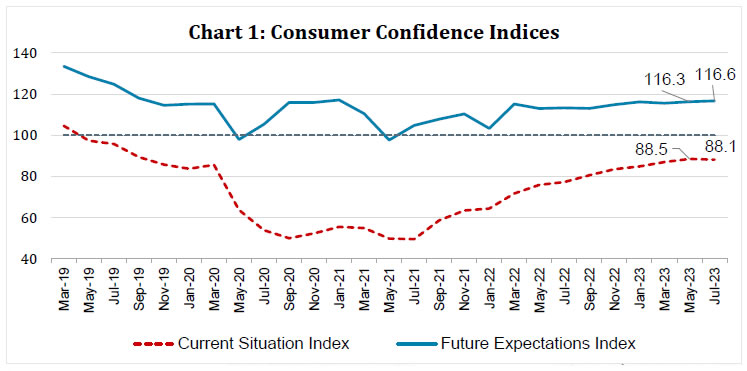 Chart 1: Consumer Confidence Indices