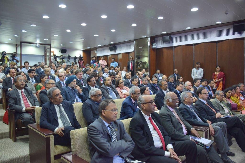 The enthralled audience listening-2