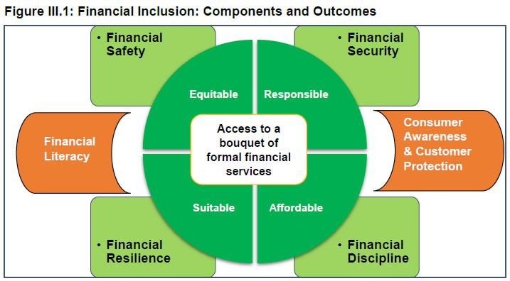 Figure III.1: Financial Inclusion: Components and Outcomes
