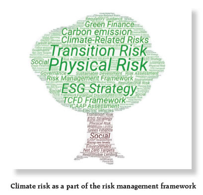 Climate risk as a part of the risk management framework
